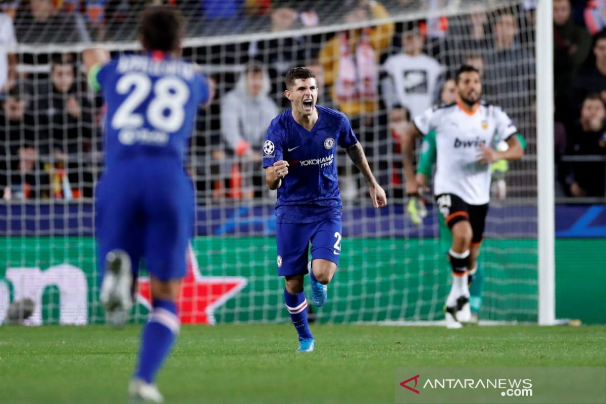 Liga Champions: Valencia vs Chelsea imbang 2-2, laga terakhir jadi penentuan