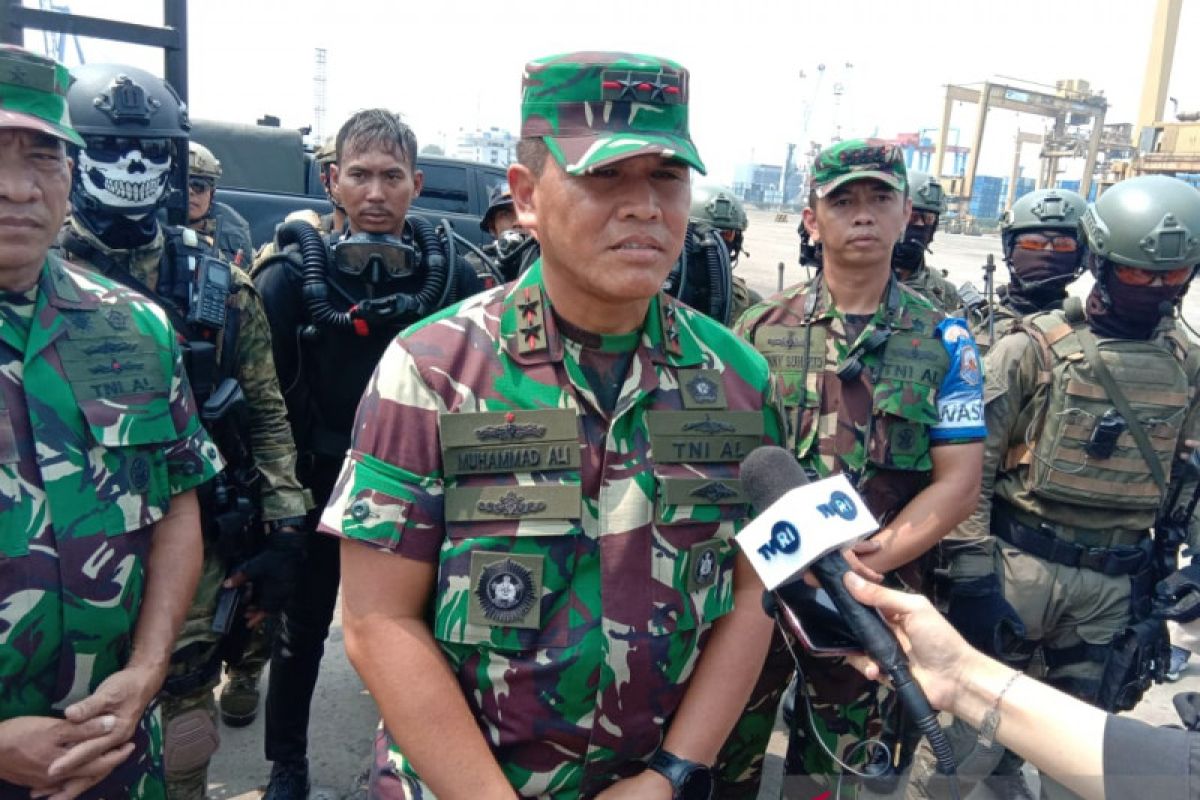 467 personil Yontaifib-Kopaska latihan anti-teror di Tanjung Priok