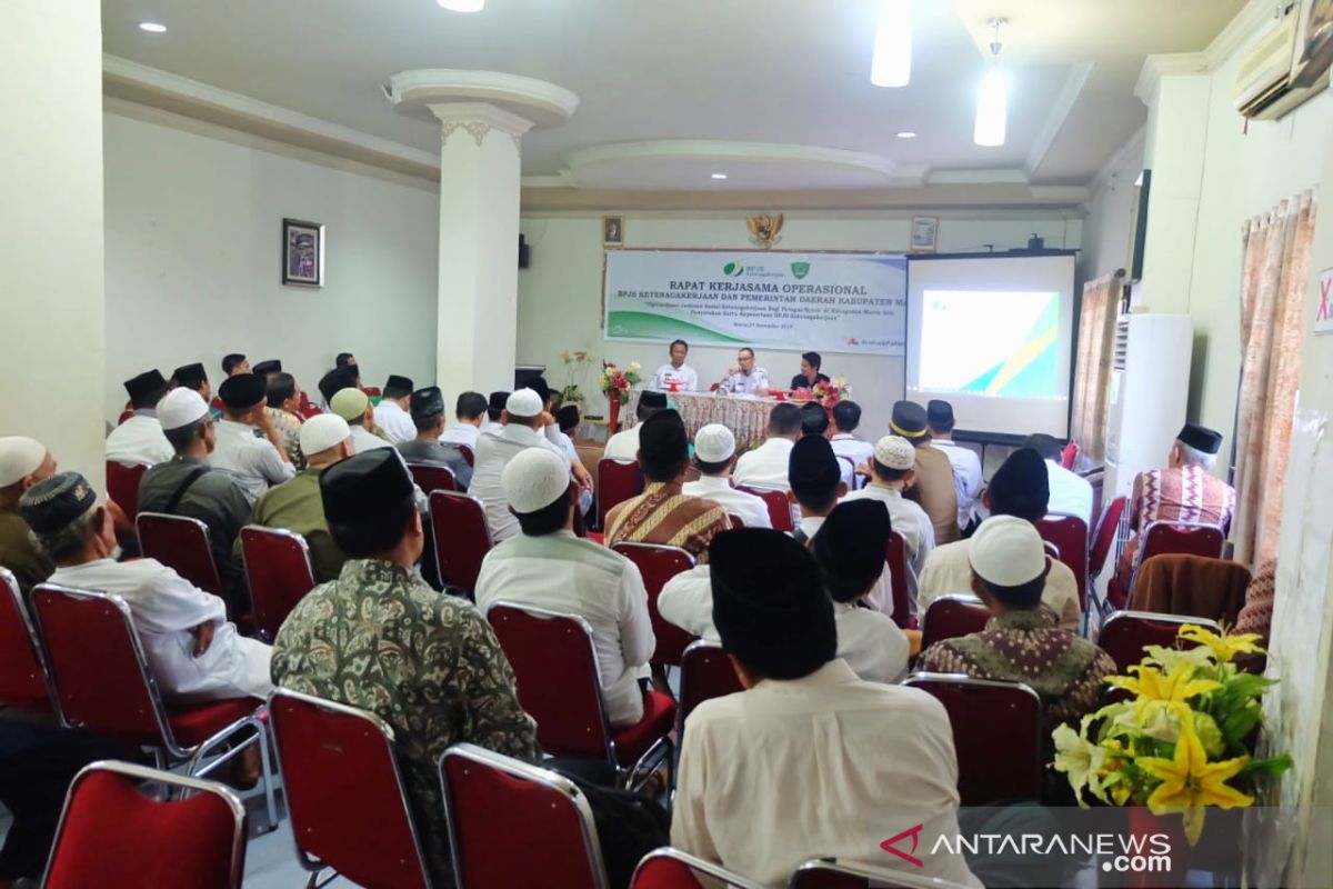 BP-Jamsostek Kabupaten Maros edukasi pekerja keagamaan program jaminan sosial