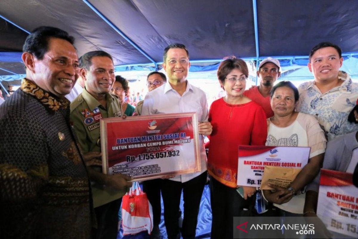 Bantuan logistik Rp1,19 miliar untuk korban gempa Maluku