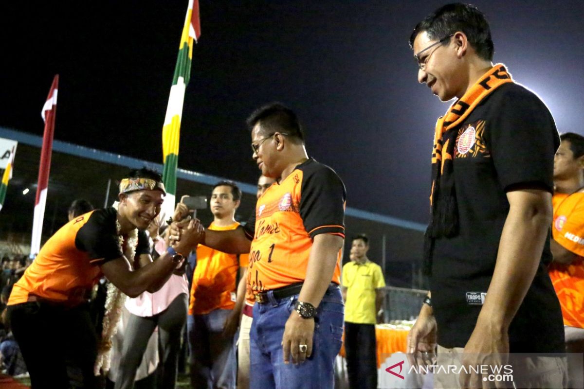 Penyambutan Tim Persiraja Banda Aceh