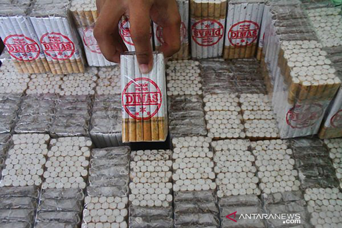 Bea Cukai Malang sita puluhan ribu batang rokok ilegal