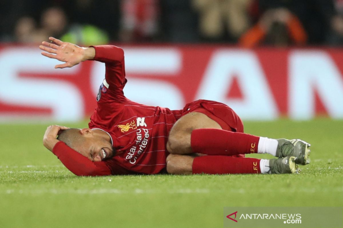 Liga Inggris : Liverpool terancam kehilangan Fabinho hingga akhir Desember