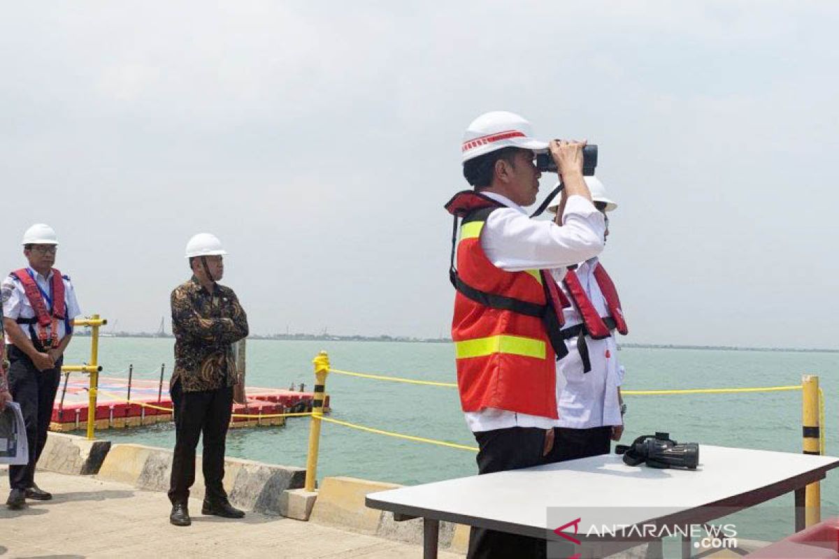 Presiden Jokowi mengaku terbiasa terjebak macet