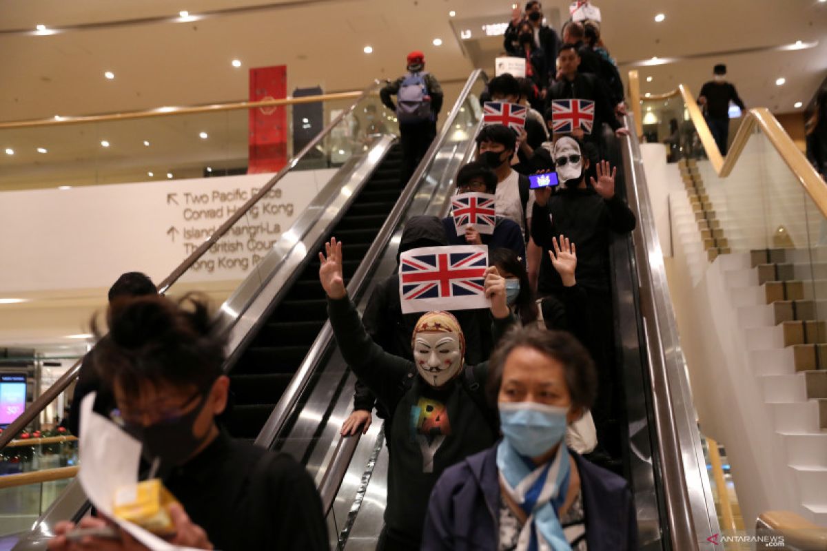 Inggris desak China berdialog dengan pemrotes Hong Kong