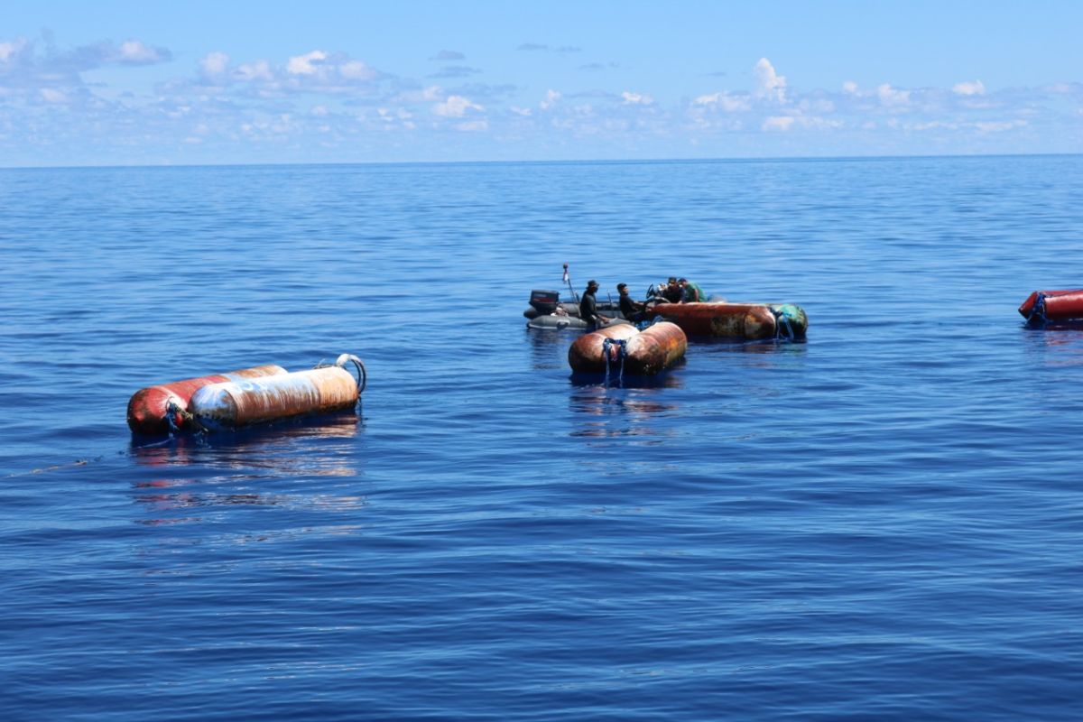 Illegal FADs seized at Indonesia-Philippine maritime border