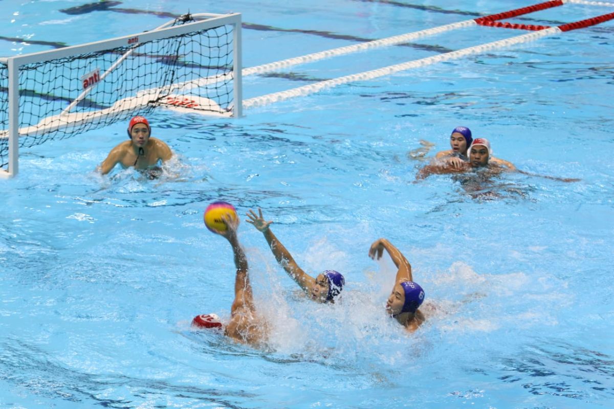 Tak terkalahkan, timnas polo air putra Indonesia tinggal tunggu emas pertama