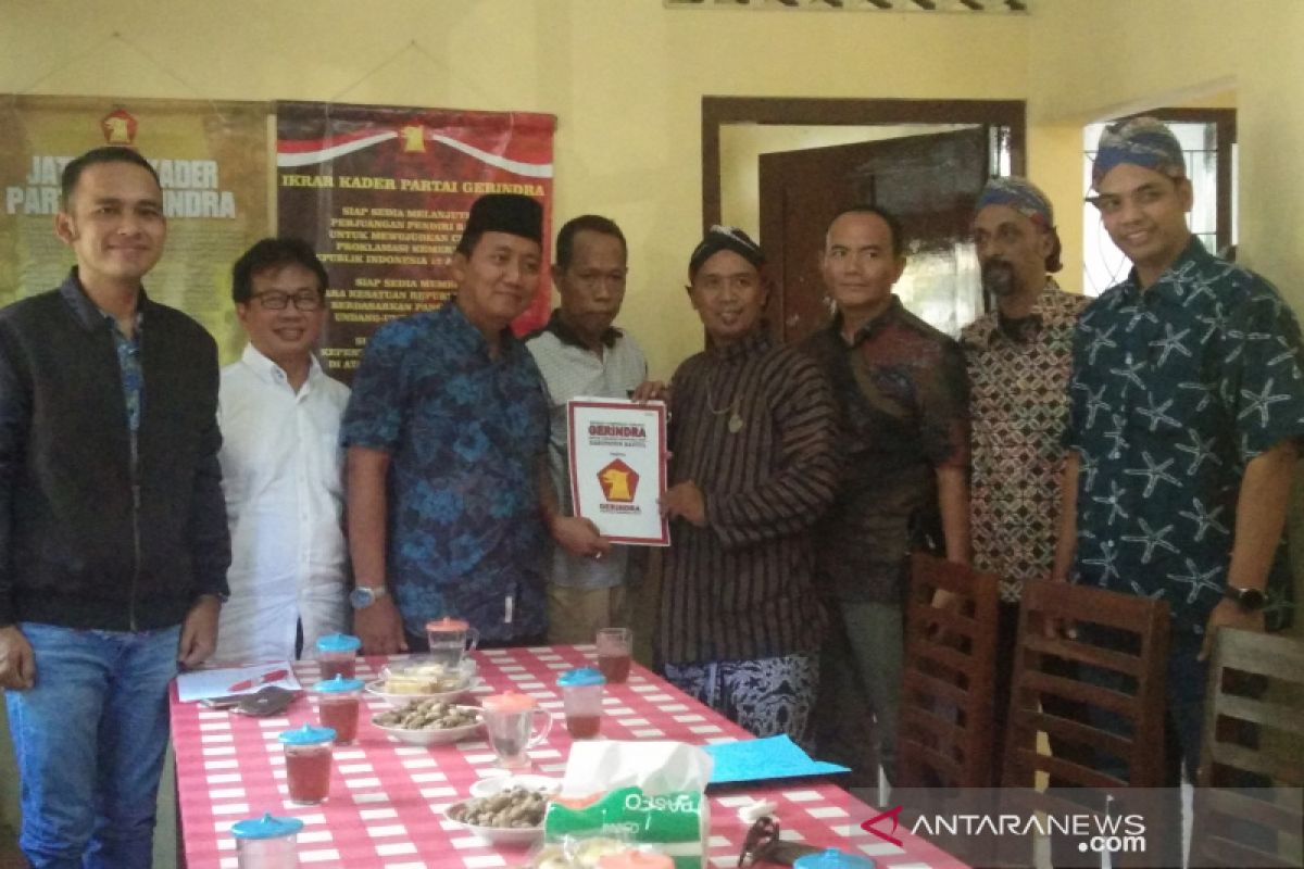 Ketua Partai Demokrat Bantul mendaftar bakal cawabup melalui Gerindra