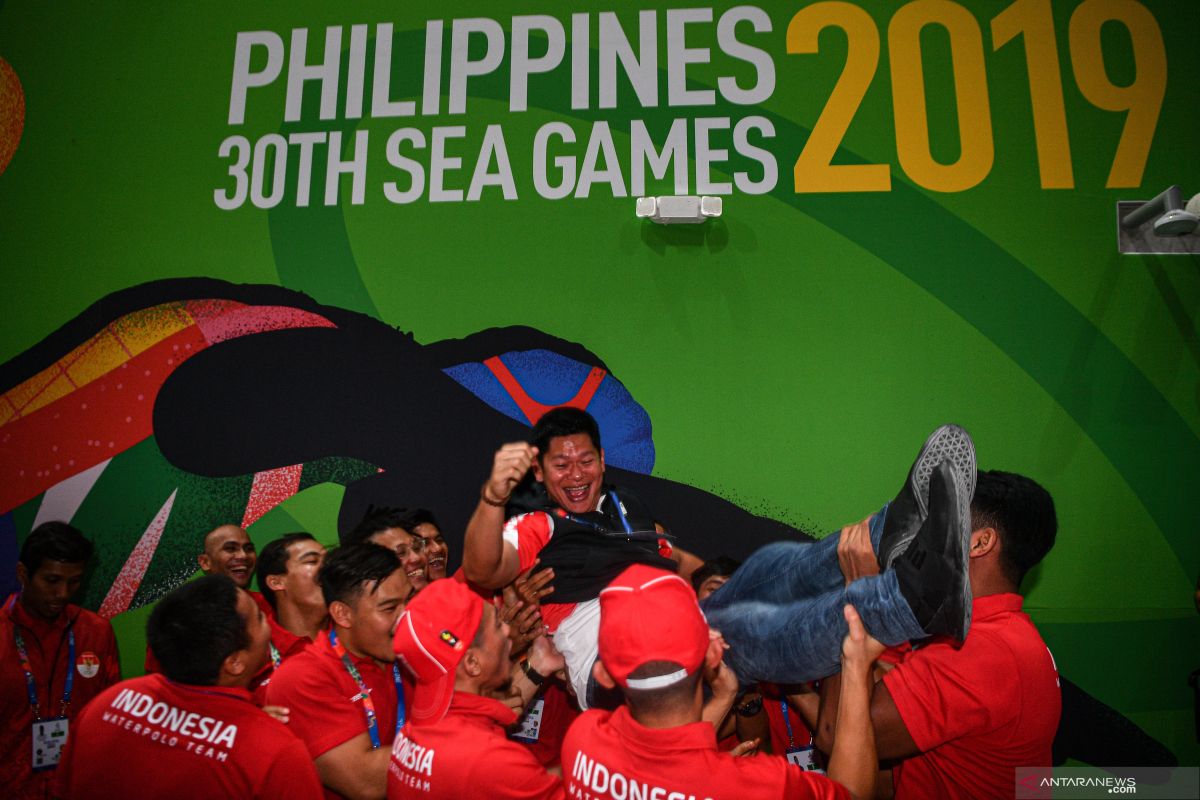 SEA Games 2019, Indonesia ukir sejarah di polo air dengan raih medali emas