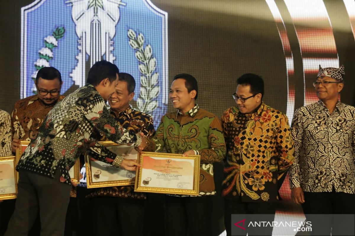 Gencar wujudkan keterbukaan informasi publik, Kabupaten Lumajang raih PPID Award