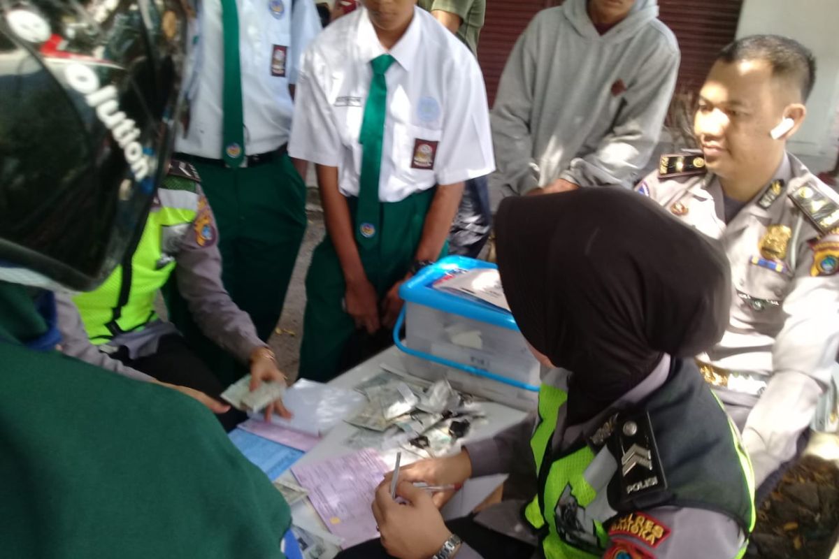 Satlantas Polres Bangka amankan 35 berkas dokumen pengguna kendaraan