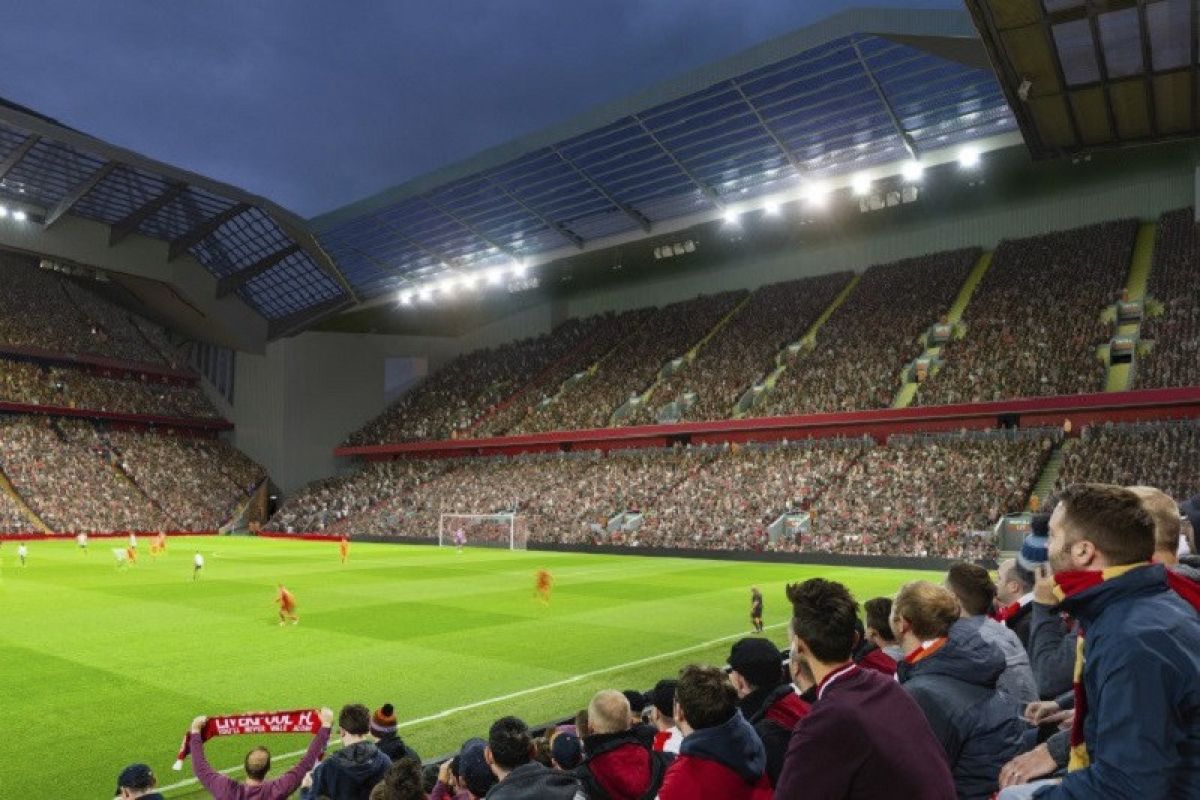 Liverpool rancang proposal kembangkan kapasitas Stadion Anfield