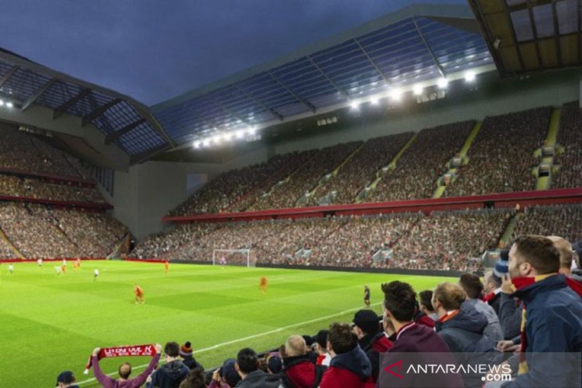 Liverpool rancang proposal kembangkan kapasitas Anfield hingga 61 ribu