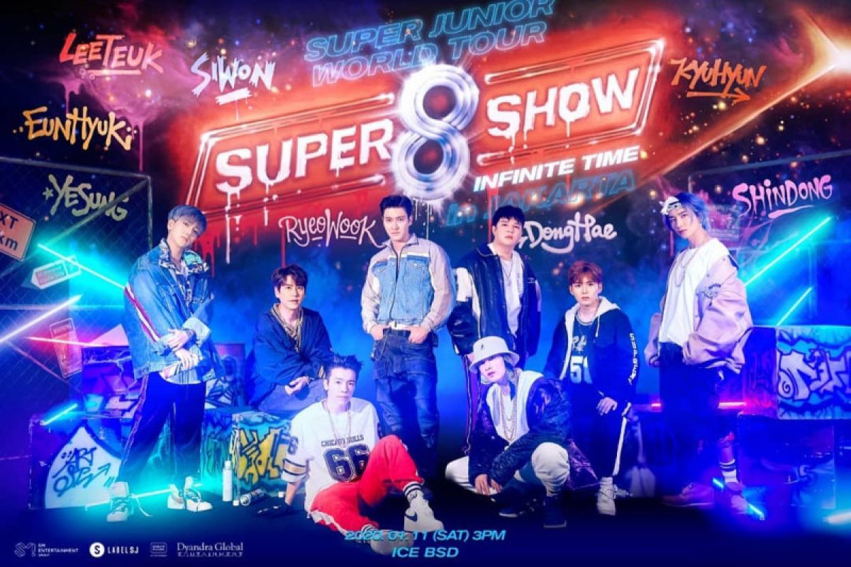 Fakta di balik konser 'Super Show 8' Super Junior di Jakarta