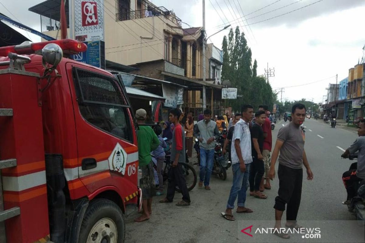 Warung kopi di Aceh Utara nyaris ludes diamuk api