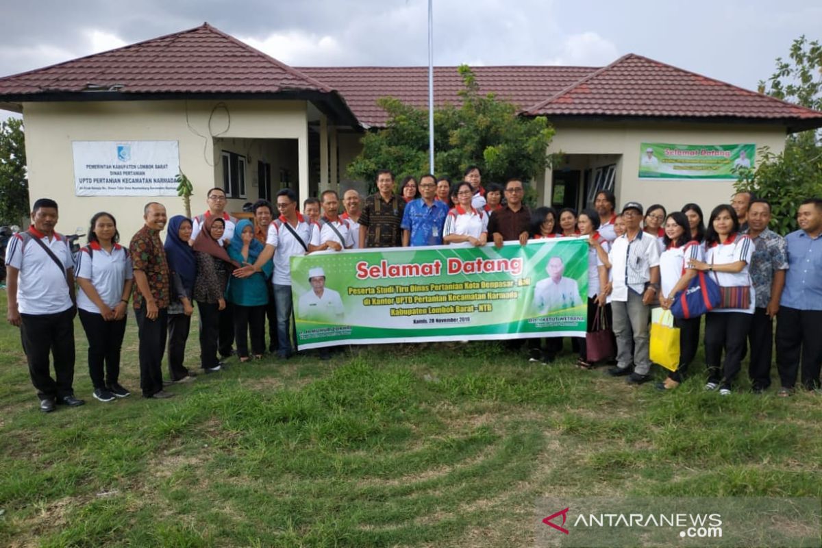 Dinas Pertanian Kota Denpasar studi tiru di Lobar