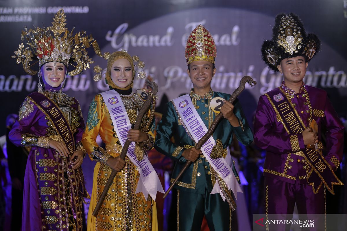 Audia dan Ibnu dinobatkan Nou Uti Gorontalo 2019