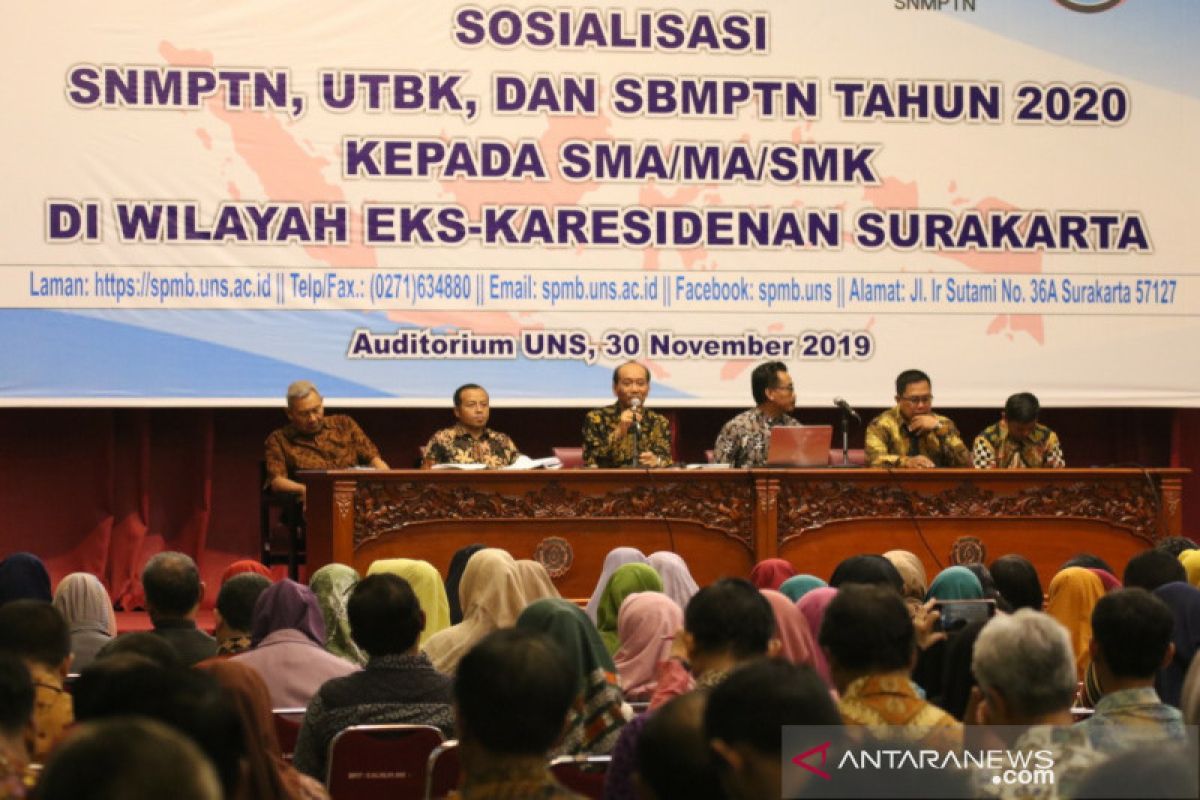 UNS bakal terima 6.706 mahasiswa baru di 2020