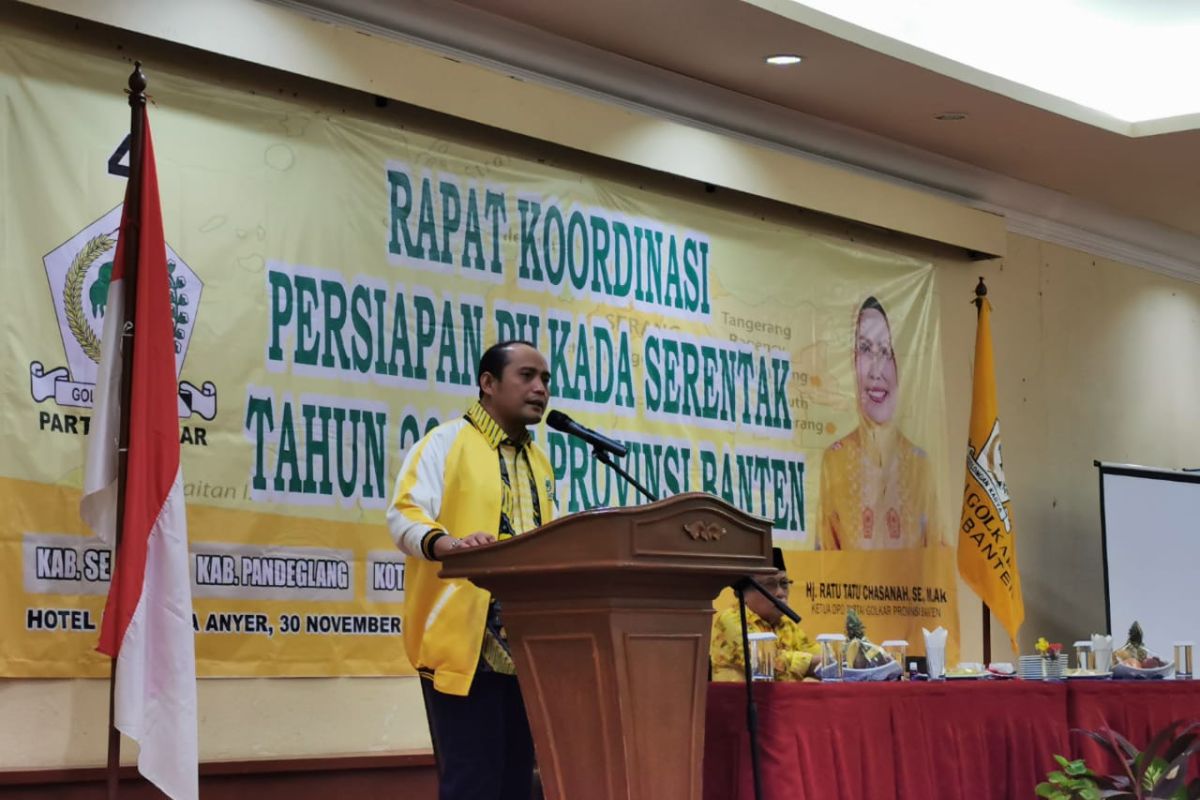 Jelang Pilkada, Golkar Banten panaskan mesin partai di empat daerah