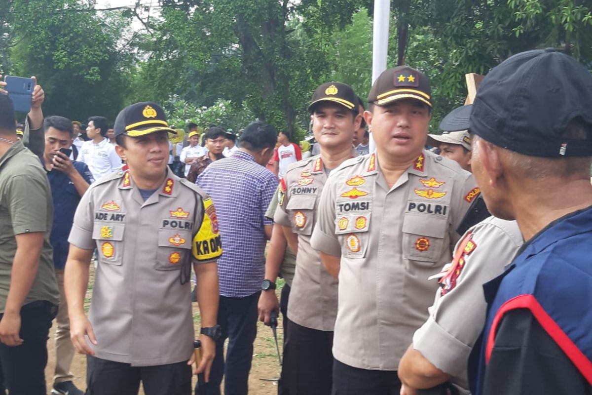 Kapolda Banten Irjen Pol Tomsi Tohir pantau Pilkades serentak di Kabupaten Tangerang