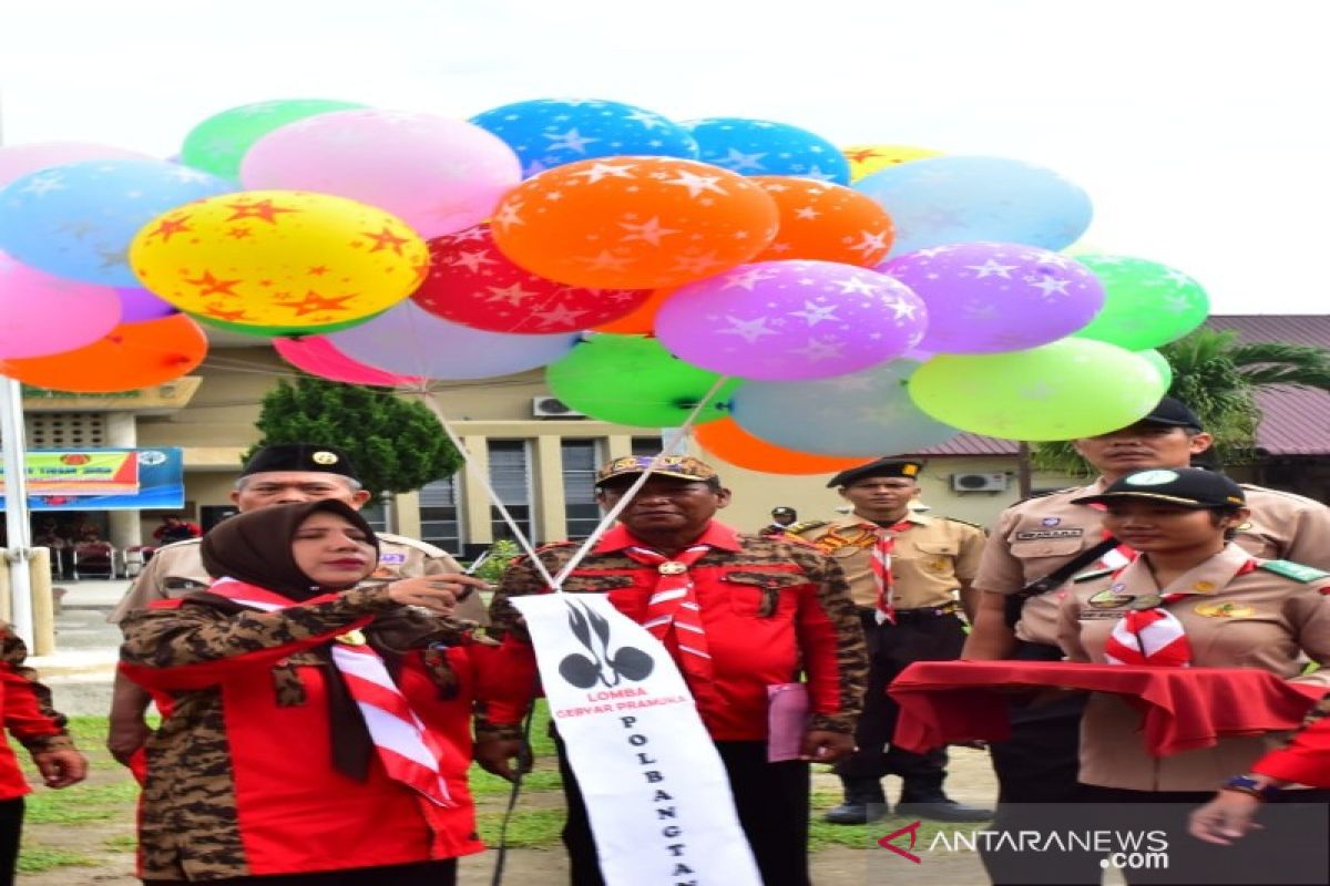 Ribuan peserta terlibat gebyar pramuka di Polbangtan Medan