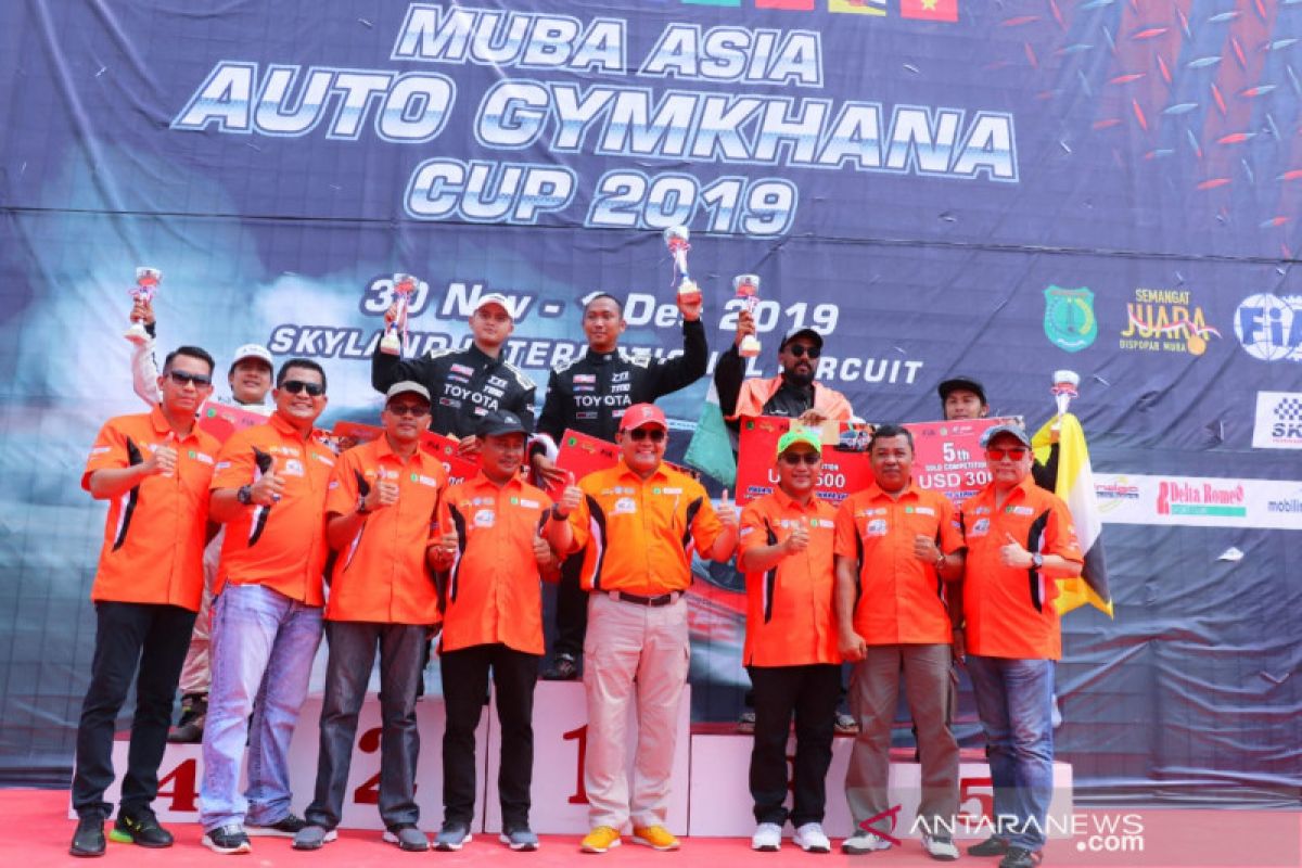 Pebalap Indonesia tercepat ajang Muba Auto Asia Gymkhana di Sirkuit Skyland