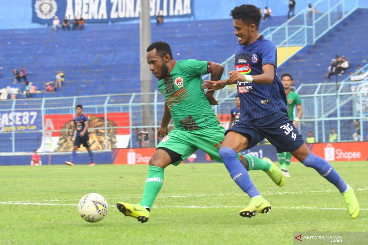 Liga 1: Arema FC hanya seri lawan Kalteng Putra