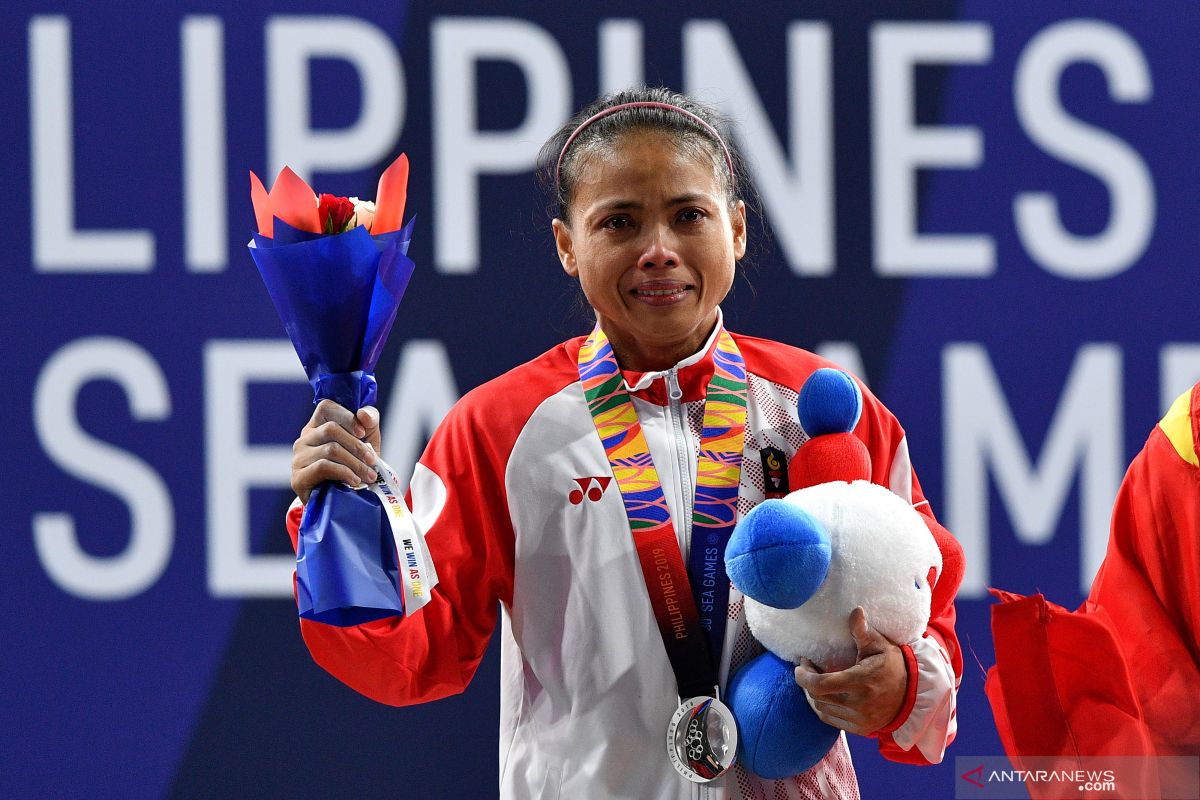 Lifter Lisa Setiawati pejuang tangguh, raih perak SEA Games