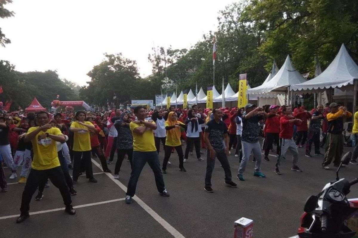 Pemkab Lebak gelar senam massal diikuti ribuan peserta