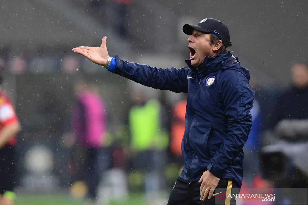 Antoni Conte puas Inter dapat kembali ke pucuk klasemen