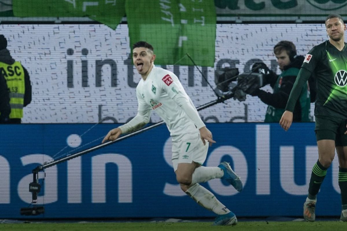 Bremen pecundangi Wolfsburg 3-2  untuk menjauh dari zona degradasi