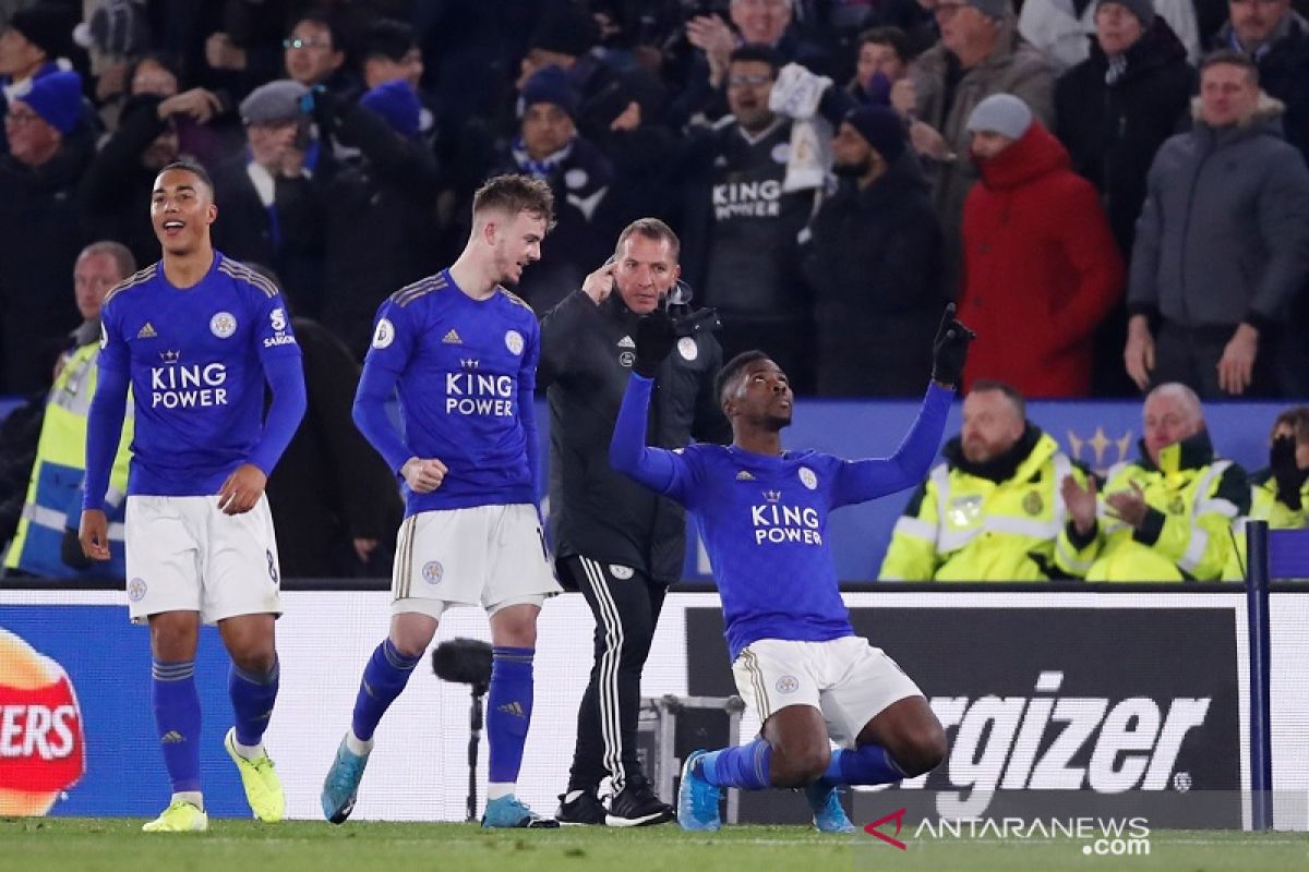 Leicester berhasil pangkas keunggulan Liverpool