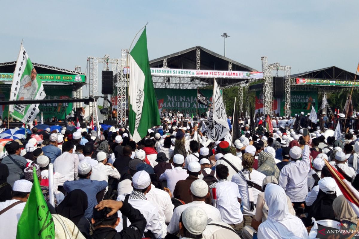 Habib Rizieq sampaikan amanat perjuangan pada  Reuni 212