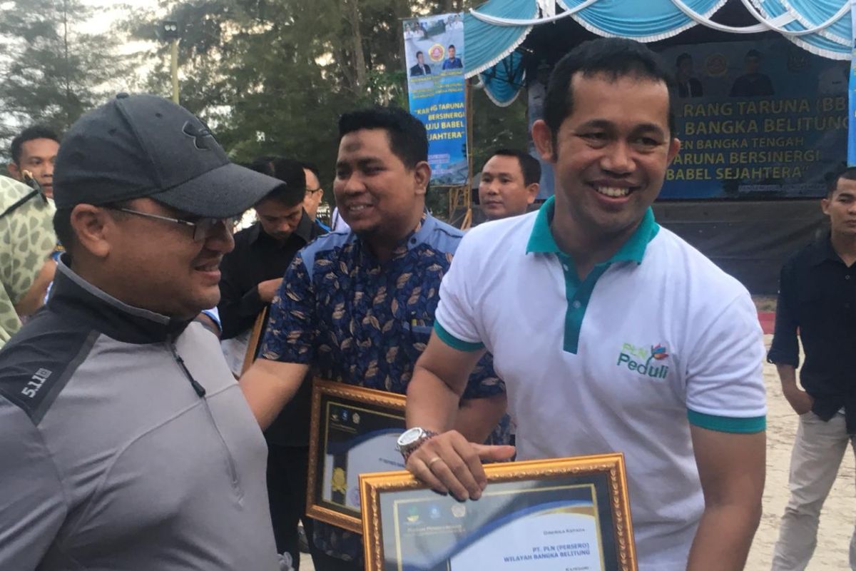 PLN Babel terima penghargaan Adhitya Karya Mahatva Yodha Award 2019