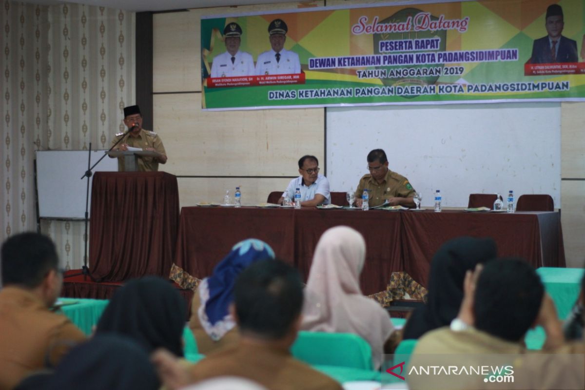 Arwin Siregar pimpin rapat ketahanan pangan Padangsidimpuan