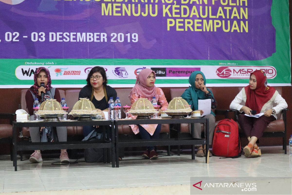 Penyintas perempuan korban becana Pasigala diajak jaga solidaritas antar sesama