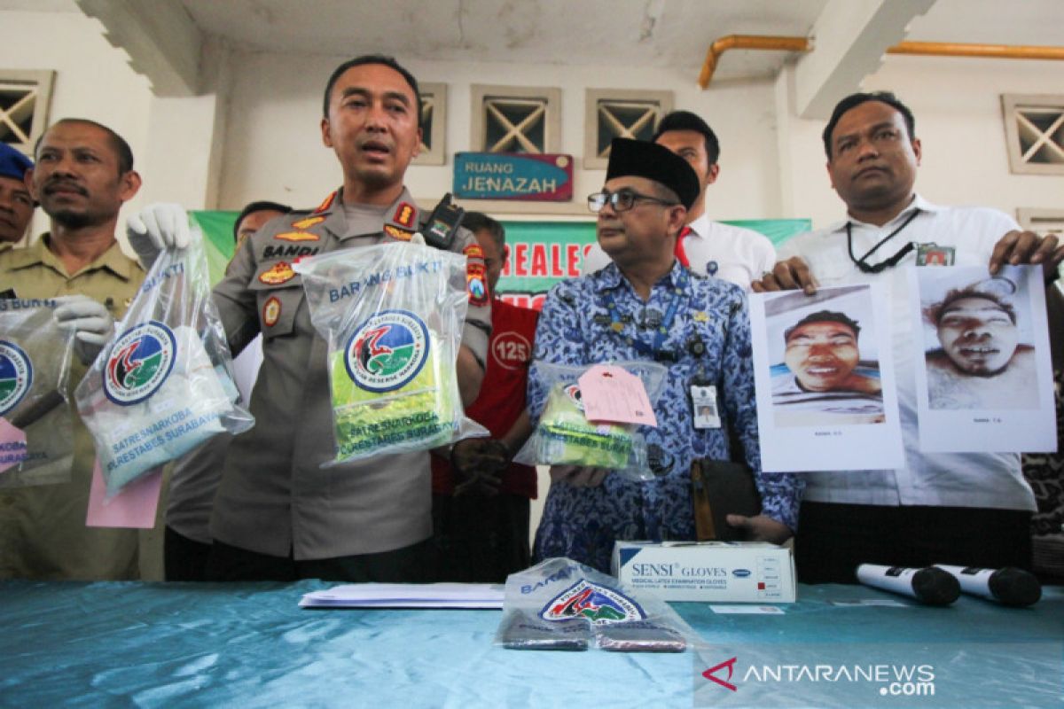 Polrestabes Surabaya selidiki peredaran 10 kg sabu-sabu asal Malaysia