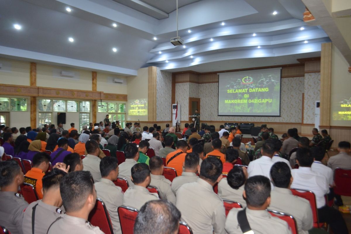 Bahas karhutla, Korem 042/Gapu gelar FGD