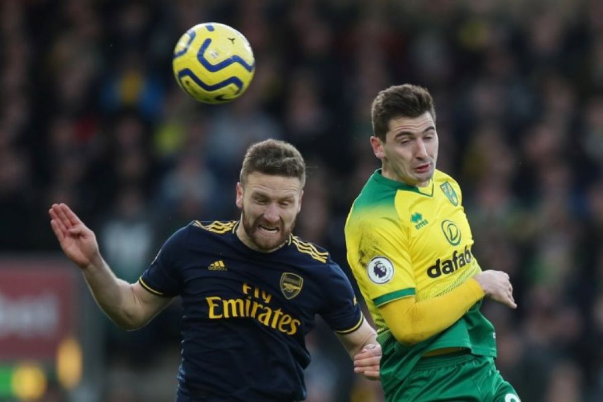 Liga Inggris -- Arsenal gagal kemas tiga poin usai ditahan imbang Norwich