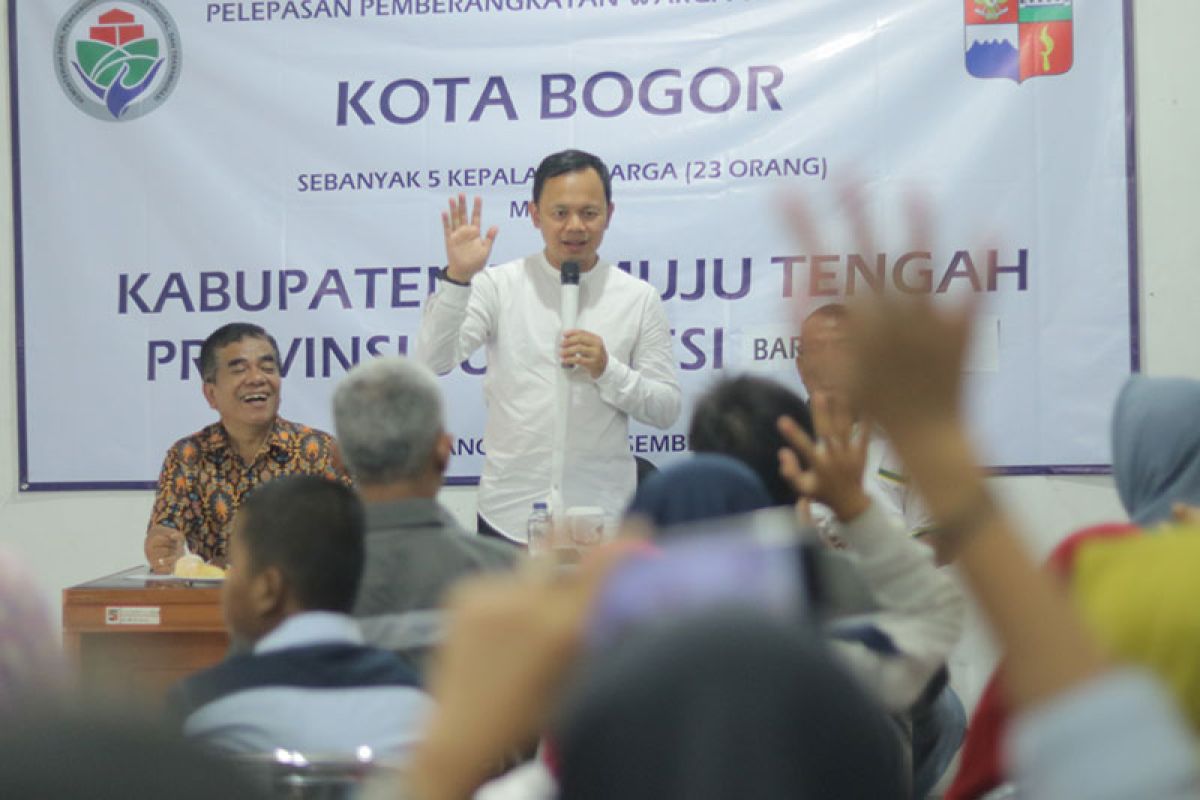 23 warga Kota Bogor ikut program transmigrasi ke Mamuju Tengah