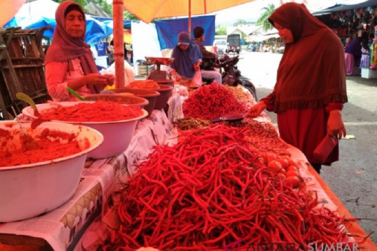 Harga cabai merah di Agam turun Rp16 ribu per kilogram