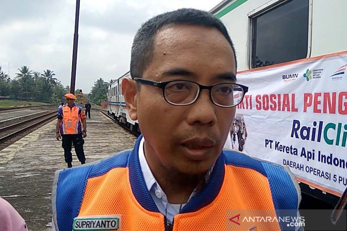 KAI Purwokerto optimalkan pengawasan jalur rawan bencana