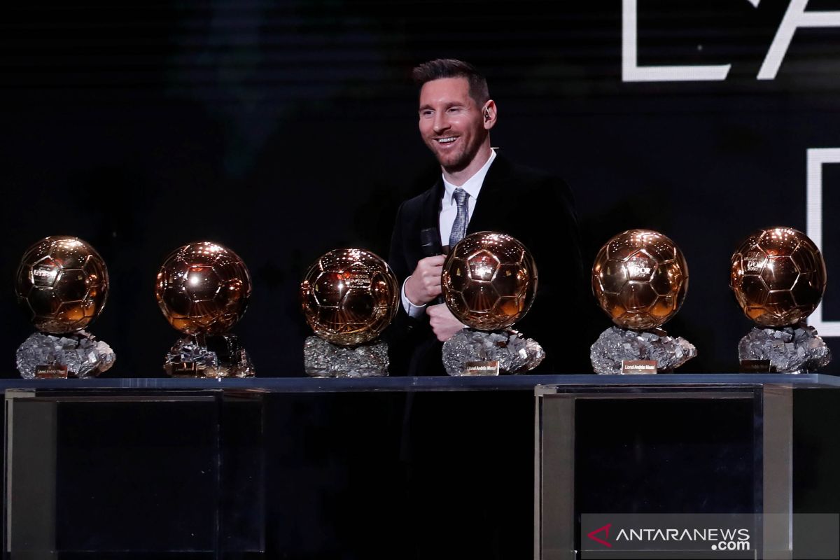 Lionel Messi menangkan Ballon d'Or untuk keenam kalinya