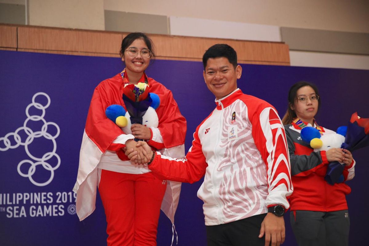 SEA Games 2019: Vidya Rafika bawa cabang menembak penuhi target tiga emas