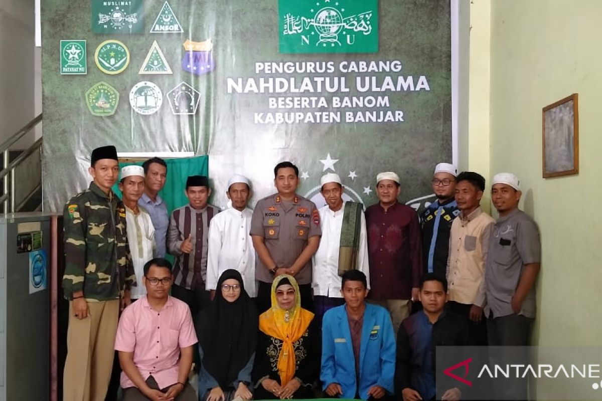 Kapolres silaturahmi dengan PCNU Banjar