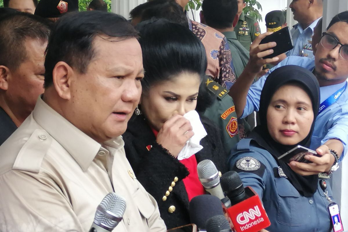 Ledakan di Monas, Prabowo: Tunggu hasil penyelidikan