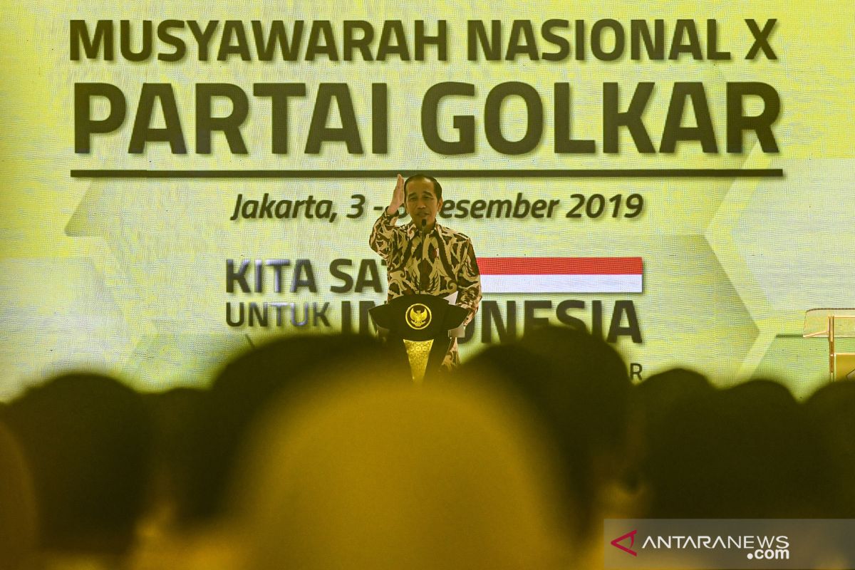 Presiden Jokowi apresiasi kesejukan dalam Munas Golkar