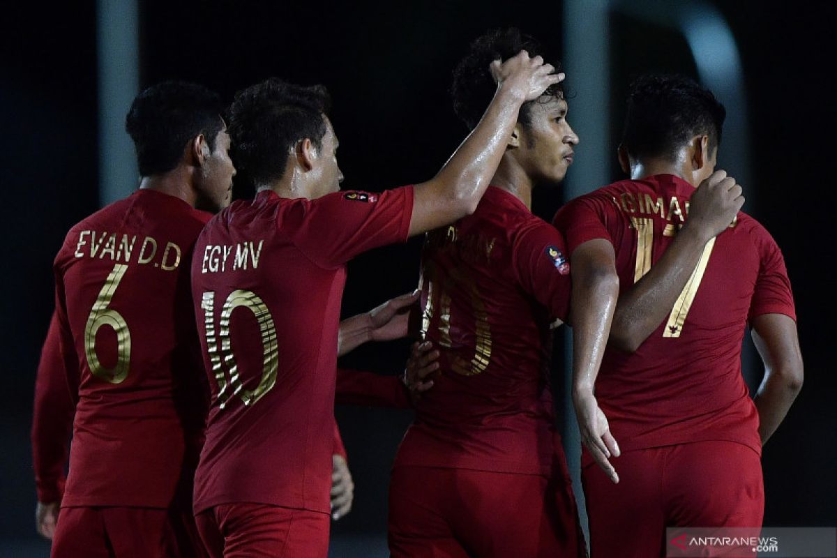 Timnas U-22 Indonesia  terganggu angin kencang imbas topan Kammuri