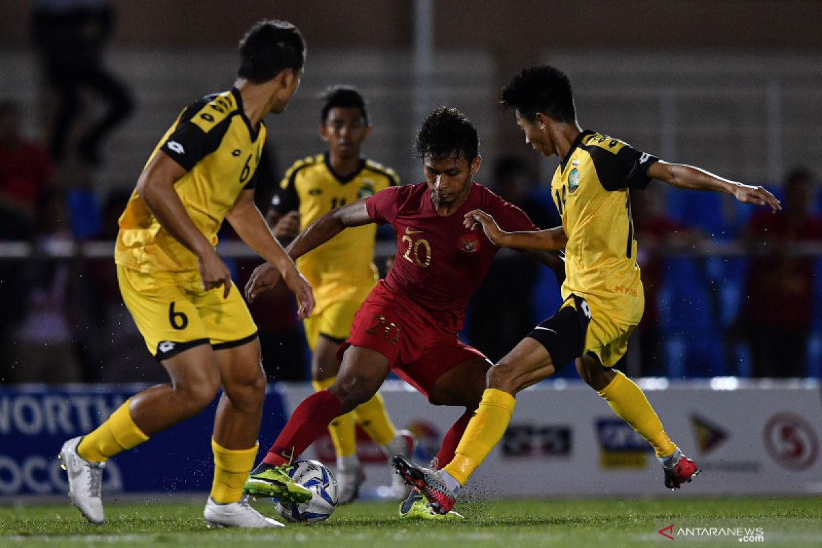 Gol pembuka Saddil Ramdani ke gawang Laos,  Indonesia amankan tiket semifinal