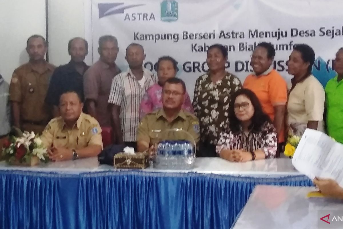 Biak Numfor evaluasi kegiatan usaha ekonomi kampung berseri Astra